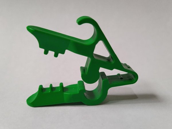 Bright green Sock clip, 1pcs